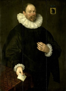 Portrait of Paulus Cornelisz van Beresteyn, Burgomaster of Delft, Jacob Willemsz. Delff, I, 1592