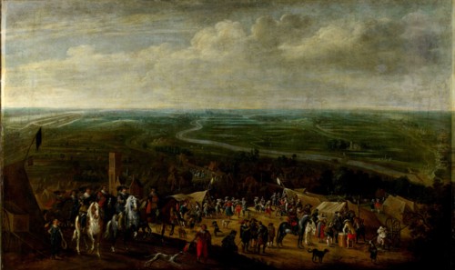 Prince Frederick Henry at the Siege of s Hertogenbosch, 1629, Pauwels van Hillegaert, c. 1631