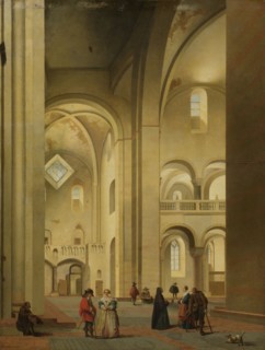 The transept of the Mariakerk in Utrecht, seen from the northeast, The Netherlands, Pieter Jansz.