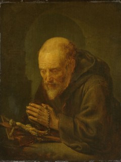 Praying Hermit, Gerard Dou, 1645 - 1675