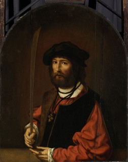 Portrait of Ruben Parduyn, knight of the Holy Sepulchre, copy after Jan Gossaert, after c. 1644