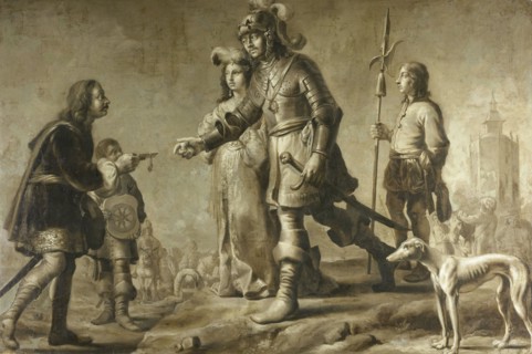 Boudewijn of Heusden and his Wife Sophia Receive Honors from the Envoy of King Edmund, Interview