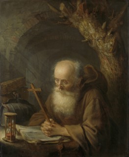A Hermit, Gerard Dou, 1664