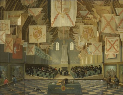 The Ridderzaal of the Binnenhof during the Great Assembly of 1651, The Netherlands, Bartholomeus
