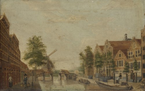 The Brouwersgracht in Amsterdam, The Netherlands, Anonymous, 1750 - 1799