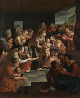 Christ Blessing the Children, Anonymous, c. 1570