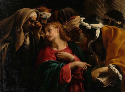 Christ among the Doctors, Orazio Borgianni, c. 1609