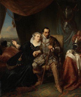 Magdalena Moons Begs her Fiancé Francisco Valdez to Postpone the Storming of Leiden another night,