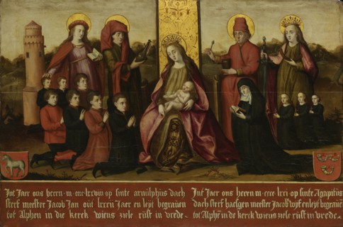 Memorial Panel for Jacob Jan van Assendelft  and his Wife Haesgen van Outshoorn, Anonymous, after c