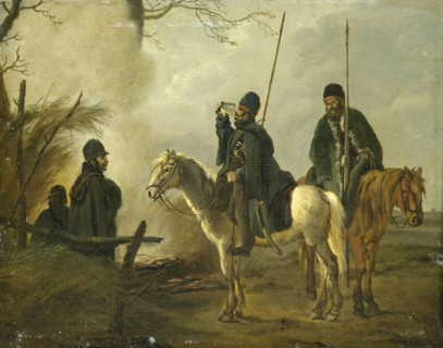Cossack Outpost in 1813, Pieter Gerardus van Os, 1813 - 1815