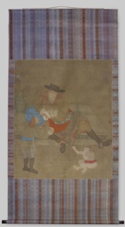 Painting of three Westerners, Zhang Rulin, 1738