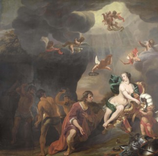 Aeneas Receiving a New Set of Armour from Venus, Ferdinand Bol, 1660 - 1663