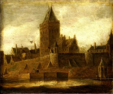 View of the Valkhof at Nijmegen, The Netherlands, manner of Jan van Goyen, c. 1650