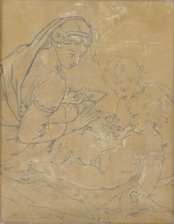 Virgin and Child with Saint John, Adriaen van der Werff, 1700 - 1722