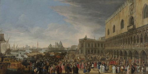 The Entry of the French Ambassador in Venice in 1706, Italy, Luca Carlevarijs, 1706 - 1708