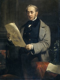 Portrait of Jacob de Vos Jacobszoon, Nicolaas Pieneman, 1860