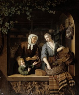 The Grocerâ€ôs Shop, Frans van Mieris, II, 1715