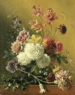 Still Life with Flowers, Georgius Jacobus Johannes van Os, 1820 - 1861