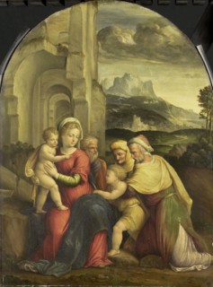 Holy Family, Benvenuto Tisi da Garofalo, c. 1535