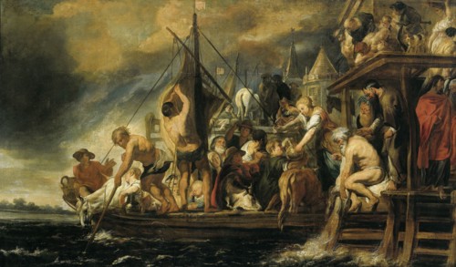 The Tribute Money - Peter Finding the Silver Coin in the Mouth of the Fish, Jacob Jordaens, I, 1630