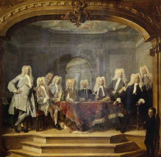 Regents of the Aalmoezeniersweeshuis Orphanage in Amsterdam, 1729, The Netherlands, Cornelis