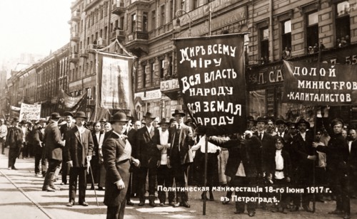 Demonstration on the Nevsky Prospect, at Petrograd, Saint Petersburg, 18th June 1917, History of
