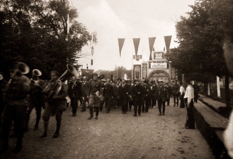 Near Smolny, Petrograd, Saint Petersburg Russia 17th July 1920, during the IInd congress of the