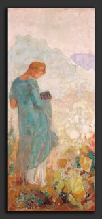 Odilon Redon, Pandora, French, 1840 - 1916, 1910-1912, oil on canvas