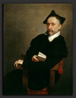 Giovanni Battista Moroni (Italian, c. 1525 - 1578), "Titian's Schoolmaster", c. 1575, oil on canvas