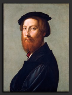 Giuliano Bugiardini, Leonardo de' Ginori, Italian, 1475 - 1554, c. 1528, oil on panel