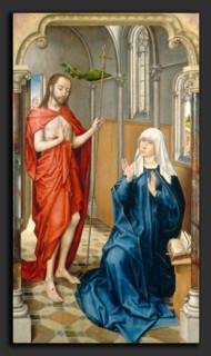 Follower of Rogier van der Weyden, Christ Appearing to the Virgin, c. 1475, oil on panel