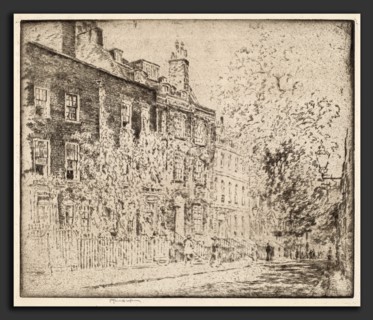 Joseph Pennell, Great College Street, Westminster, American, 1857 - 1926, 1904, etching