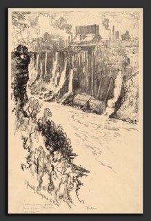 Joseph Pennell, American Tivoli, American, 1857 - 1926, 1910, lithograph