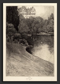 Charles Frederick William Mielatz, Bit of Central Park, American, 1864 - 1919, probably 1918,