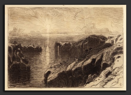 Samuel Colman, Pacific Coast, California, American, 1832 - 1920, 1878-1879, etching