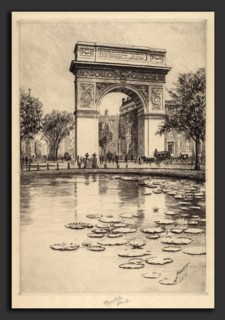 Charles Frederick William Mielatz, Washington Arch, American, 1864 - 1919, 1909, etching