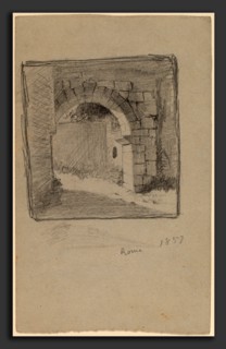 Elihu Vedder, Rome, American, 1836 - 1923, 1857, graphite on wove paper
