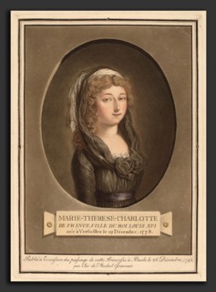 Christian von Mechel after Antoine-FranÃ§ois Sergent, Marie-ThérÃ¨se-Charlotte, Duchess of