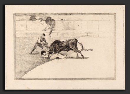Francisco de Goya, La desgraciada muerte de Pepe Illo en la plaza de Madrid (The Unlucky Death of