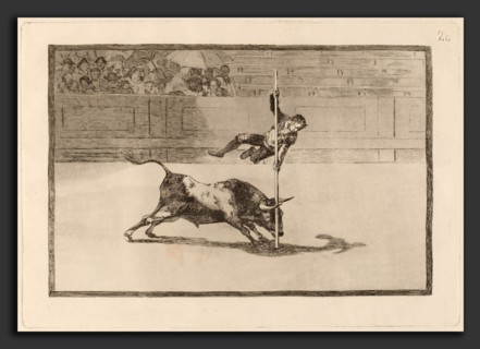 Francisco de Goya, Ligereza y atrevimiento de Juanito Apinani en la de Madrid (The Agility and