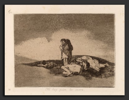 Francisco de Goya, No Hay Quien Los Socorra (Nobody Can Help Them), Spanish, 1746 - 1828, c. 1812,
