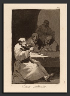 Francisco de Goya, Los caprichos: Estan Calientes, Spanish, 1746 - 1828, published 1799, etching