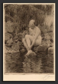 Anders Zorn, Dagmar, Swedish, 1860 - 1920, 1912, etching