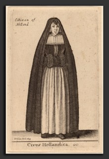 Wenceslaus Hollar (Bohemian, 1607 - 1677), Cives Hollandica, 1643, etching