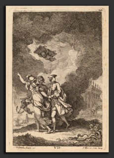 Franz Edmund Weirotter after Ãâtienne de Lavallée-Poussin (Austrian, 1730 - 1771), Nella Venuta in
