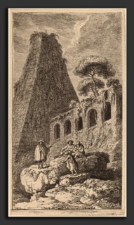 Franz Edmund Weirotter (Austrian, 1730 - 1771), The Pyramid of Sesto near the Gates of St. Pauli in