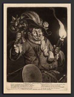 Jacob Gole after Cornelis Dusart (Dutch, 1660 - 1737), Cereris Bacchique Amicus, mezzotint on laid