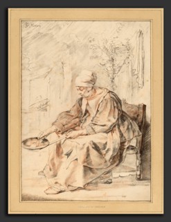 Cornelis Ploos van Amstel and Johannes Kornlein after Gabriel Metsu (German, died 1772), Pancake