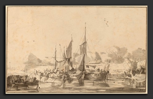 Cornelis Ploos van Amstel and Bernhard Schreuder after Jacob Esselens (Dutch, 1726 - 1798), Canal