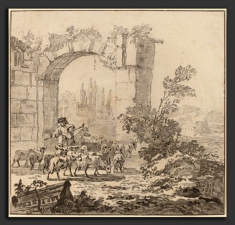 Cornelis Ploos van Amstel and Cornelis Brouwer after Simon van der Does (Dutch, 1726 - 1798), Flock